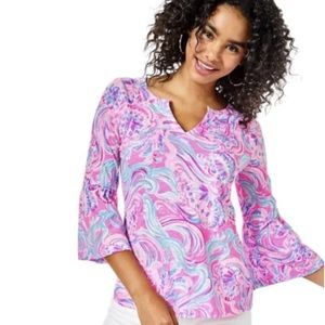 Lilly Pulitzer Tosha Top in Prosecco Pink Size XS